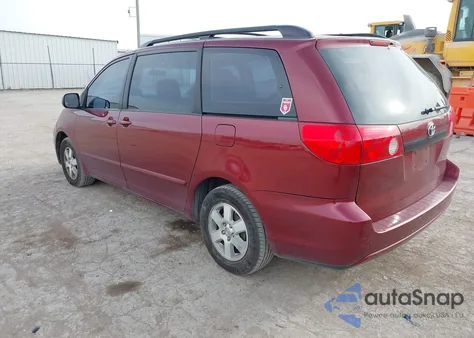 2007 Toyota Sienna Ce z USA, uszkodzony, nr VIN 5TDZK23C17S090298